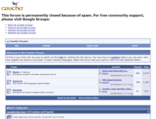 Tablet Screenshot of forum.caucho.com